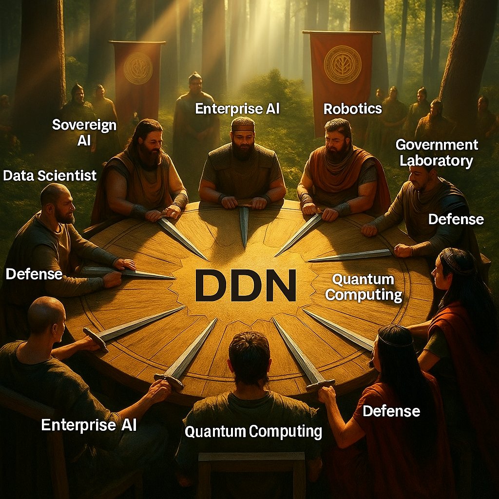 DDN: The Core of the AI Roundtable

Across every frontier of innovation—from sovereign AI to quantum computing—there’s one constant powering progress: data.

And at the center of it all? DDN.

Whether you’re building next-gen robots, training LLMs in national labs, or securing
