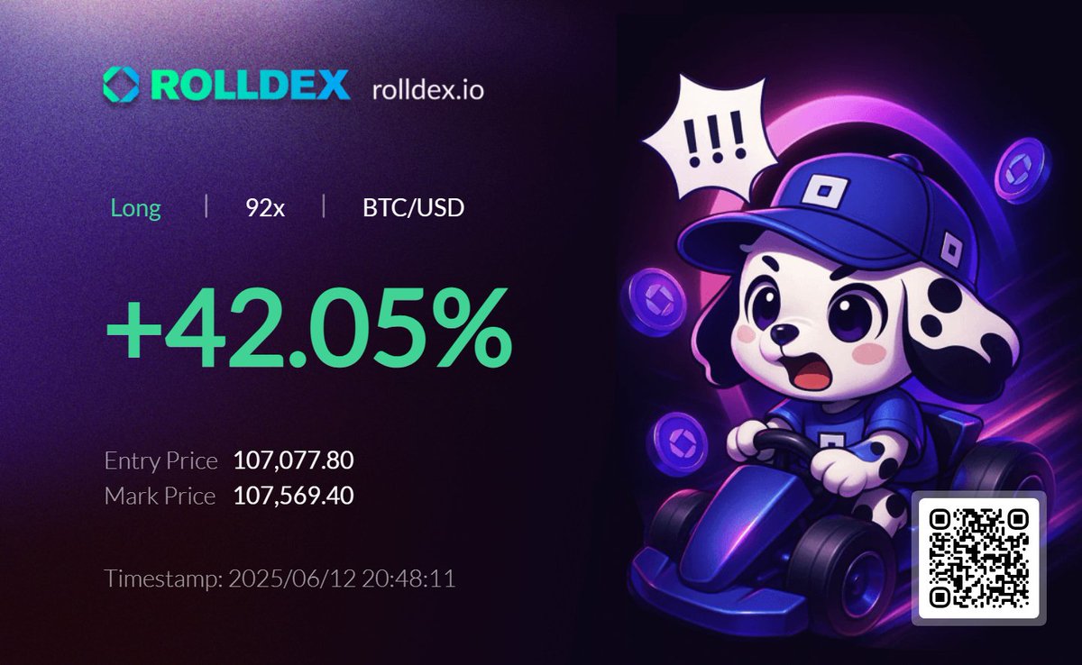 Explorekh_bnb's tweet photo. @Rolldex_io ๐ RollDex: The first BitVM-powered multichain BTC-Fi derivatives trading platform, 100% community-owned! ๐ Trade seamlessly across chains with Bitcoin at the core. ๐ฅ Join the revolution: #BTCFi #DeFi #RollDex #RollDexperformancecards https://t.co/3d2T0JDdbE