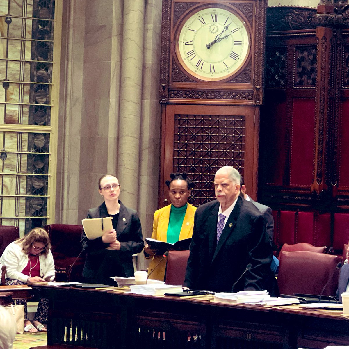 MicahLasher's tweet photo. It’s 2am, and @LeroyComrie is about to pass in the State Senate the FAIR Business Practices Act, the first significant expansion of our consumer protection law in 45 years. I am hopeful we will follow suit in the Assembly and secure a win for the people over special interests. https://t.co/Yro3kopBBu