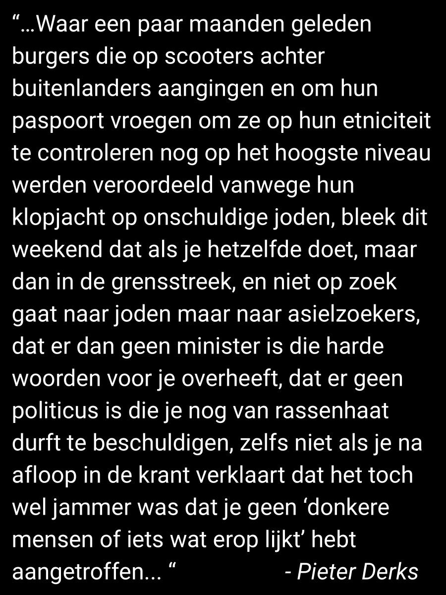 We zijn een #kutland geworden, dank daarvoor <a href="/DilanYesilgoz/">Dilan Yesilgöz - Zegerius</a> <a href="/bentebecker/">Bente Becker</a> <a href="/geertwilderspvv/">Geert Wilders</a> <a href="/lientje1967/">Caroline van der Plas</a> Jullie polariseren erop los, zonder ook maar 1 probleem op te lossen. Hulde voor #PieterDerks.