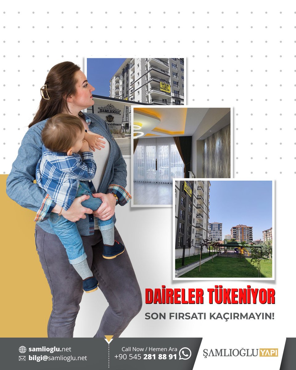 🏗 Şamlıoğlu Yapı
⛲ Tekno Havuz &amp; SPA
🏖 Aqua City Malatya
🥡 Magro Gıda
📱0 545 281 88 91
🌍 samlioglu.net

#Şamlıoğlu #Samlioglu #ŞamlıoğluGroup #Malatya #Akçadağ #Arapgir #Arguvan #Battalgazi #Darende #Pütürge #Satılık #Kiralık #Daire #Apartman  #Karakavak