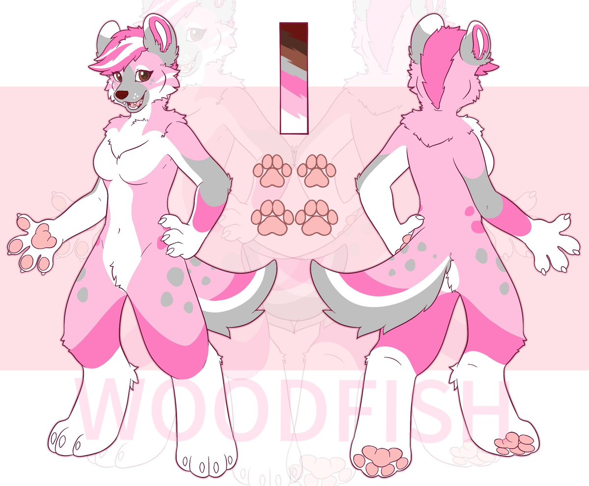 My new furry character!🍡😆🩷