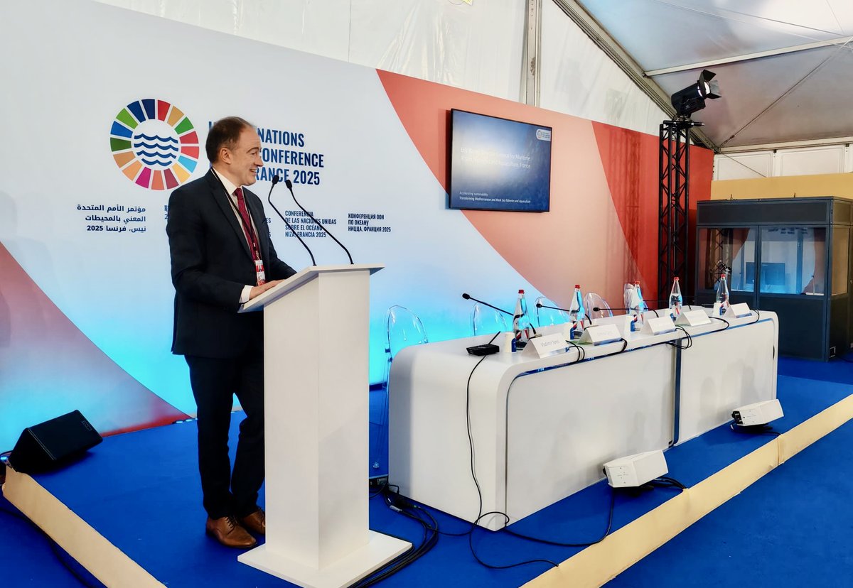 General Fisheries Commission for the Mediterranean (@un_fao_gfcm) on Twitter photo 🌊Our future depends on the sustainable use of the ocean
<a href="/EricBanel/">BANEL Eric</a> <a href="/vitcheva_eu/">Charlina Vitcheva</a> open the #UNOC3 GFCM event uniting key actors to accelerate the sustainability of Mediterranean & Black Sea fisheries and aquaculture.
🔴Live now webtv.un.org/en/asset/k1z/k…
#2Seas1Vision #SaveOurOcean 🌊Our future depends on the sustainable use of the ocean
<a href="/EricBanel/">BANEL Eric</a> <a href="/vitcheva_eu/">Charlina Vitcheva</a> open the #UNOC3 GFCM event uniting key actors to accelerate the sustainability of Mediterranean & Black Sea fisheries and aquaculture.
🔴Live now webtv.un.org/en/asset/k1z/k…
#2Seas1Vision #SaveOurOcean