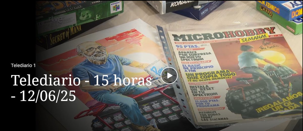 the life in 8 bits (@gameraspe) on Twitter photo Ésta publicidad vale su peso en oro... Microhobby en el Telediario de RTVE. Vuelve lo retro! <a href="/MicroHobbyPapel/">MicroHobby</a> <a href="/HechoconPixels/">Hecho con Pixels</a> <a href="/jlsanzf/">José Luis Sanz</a> Vuelve Microhobby! Ésta publicidad vale su peso en oro... Microhobby en el Telediario de RTVE. Vuelve lo retro! <a href="/MicroHobbyPapel/">MicroHobby</a> <a href="/HechoconPixels/">Hecho con Pixels</a> <a href="/jlsanzf/">José Luis Sanz</a> Vuelve Microhobby!