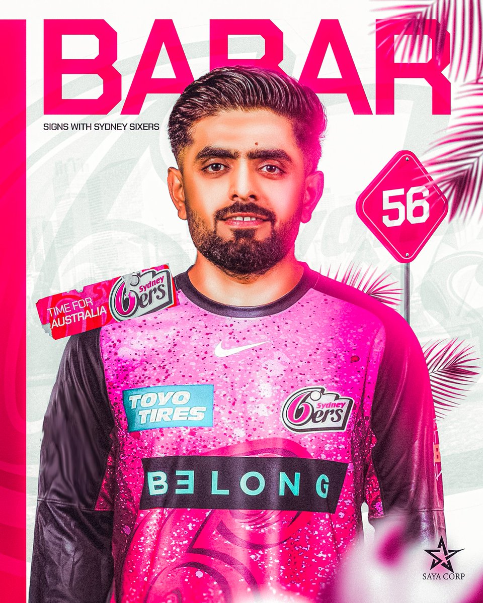 SayaCorps's tweet photo. The 👑 finds its new home @babarazam258 is the @SixersBBL king!  

A global 🌟. The jersey may change, but the legacy only grows.

The spotlight follows him. The #RiseAndRise is unstoppable. 👑 

#SayaCorporation | #MoreThanAthletes | #BA56 @TalhaAisham https://t.co/B9NAf8SS7w