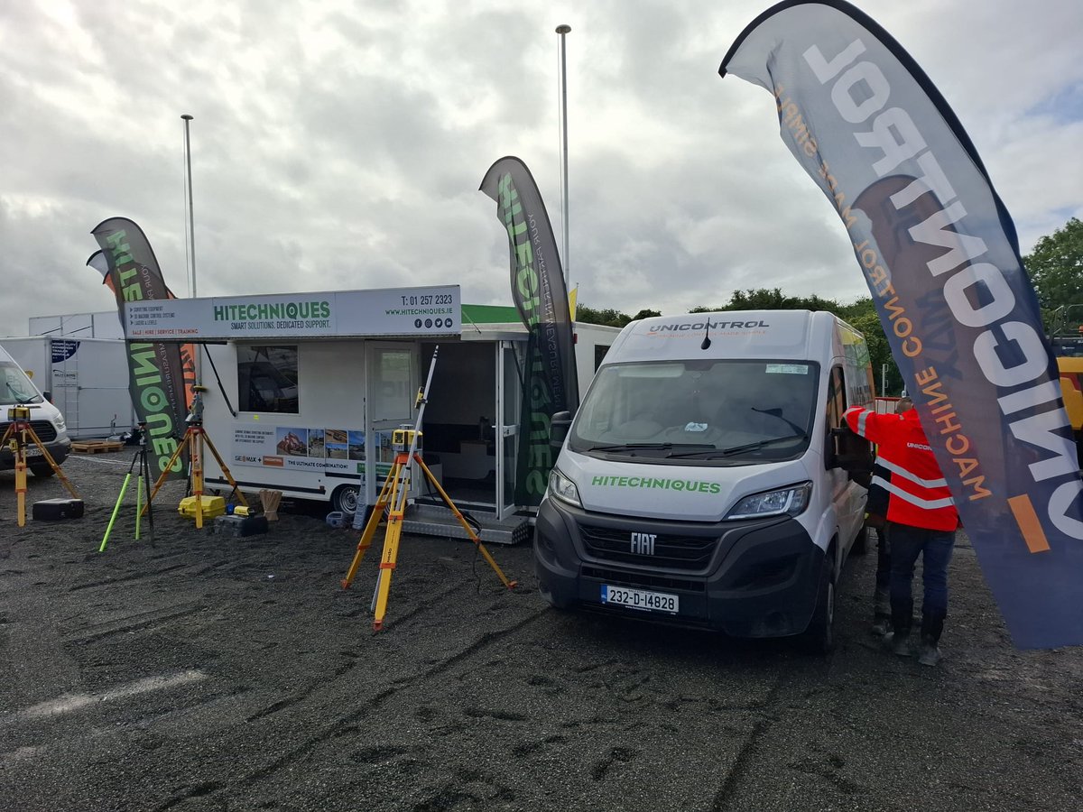 hitechniques's tweet image. We&apos;re all set up and ready to welcome you at CQMS 2025 in Tullamore. Our team is looking forward to a fantastic show. Pop by our stand to see our latest offerings and have a chat! 

#CQMS2025 #Unicontrol #machinecontrol #GeoMax #surveying