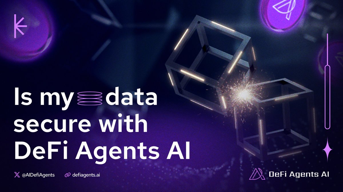 🔐 Is your data safe with DeFi Agents AI?

Absolutely. We use industry-standard encryption to protect your data and API connections, so you can trade with peace of mind. 

📷 Secure. Trusted. Reliable.  
#DeFiAgentsAI #CryptoSecurity #APIs #AITrading