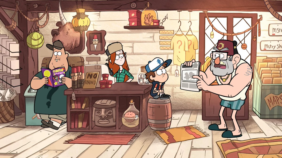 Michaelwolf_art's tweet photo. Hey @_AlexHirsch 
I had homework where I had to study gravity falls and add stuff into an image 

Just wanted to test my luck showing you https://t.co/U5Tr15jzPp