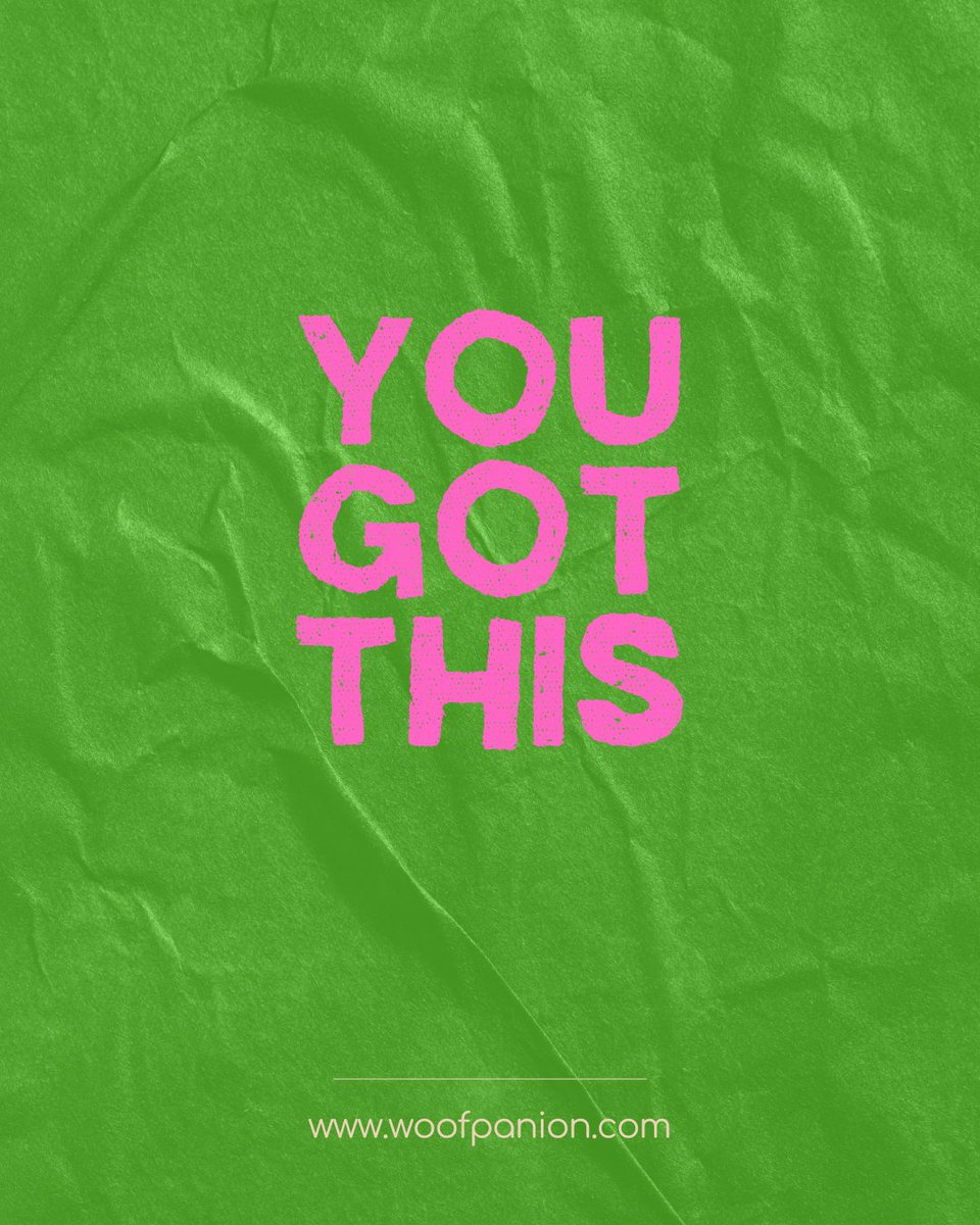 woofpanion's tweet photo. You Got This, One Wag at a Time — Woofpanion #woofpanion https://t.co/pu2BpXm0q6
