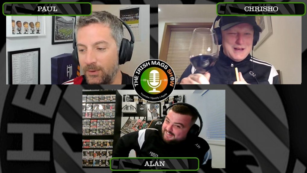 New Irish Mags Show - Out Now! 🎙

Episode #79 - A Whopper Of A Transfer Special 🗣️

The lads review all of the rumoured ins and outs from the transfer window so far and discuss which are the most likely deals to happen 👀

Links below 👇

#IrishMags | #NUFC