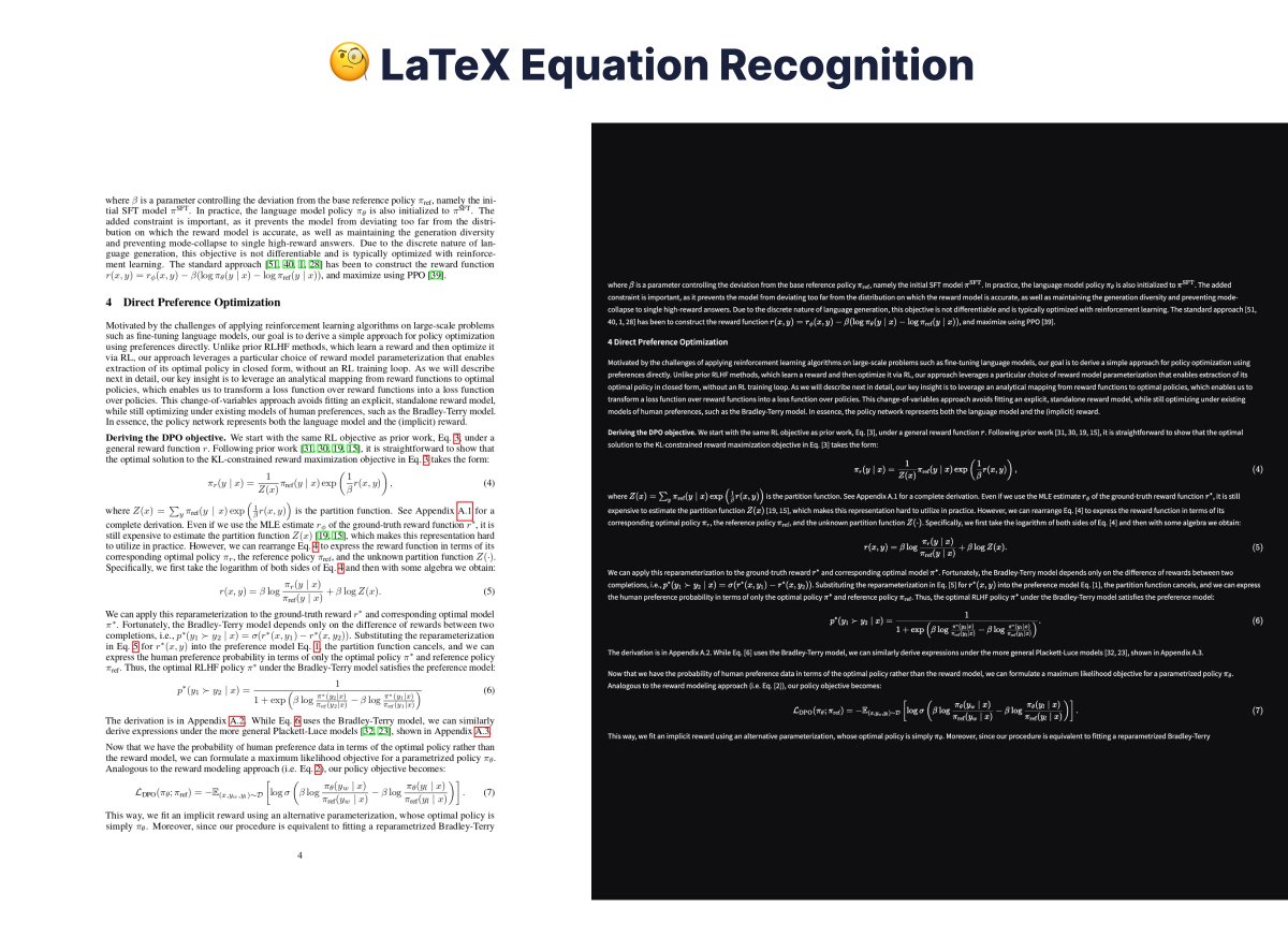 We're excited to share Nanonets-OCR-s, a powerful and lightweight (3B) VLM model that converts documents into clean, structured Markdown. This model is trained to understand document structure and content context, like tables, equations, images, plots, watermarks, checkboxes, etc