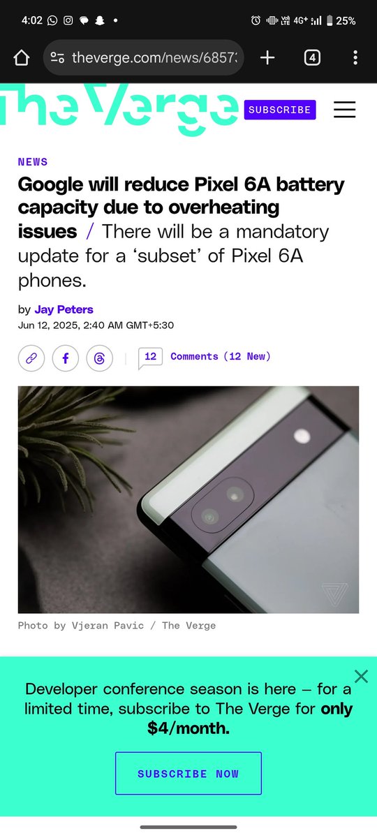 Pixel6a - Search / X