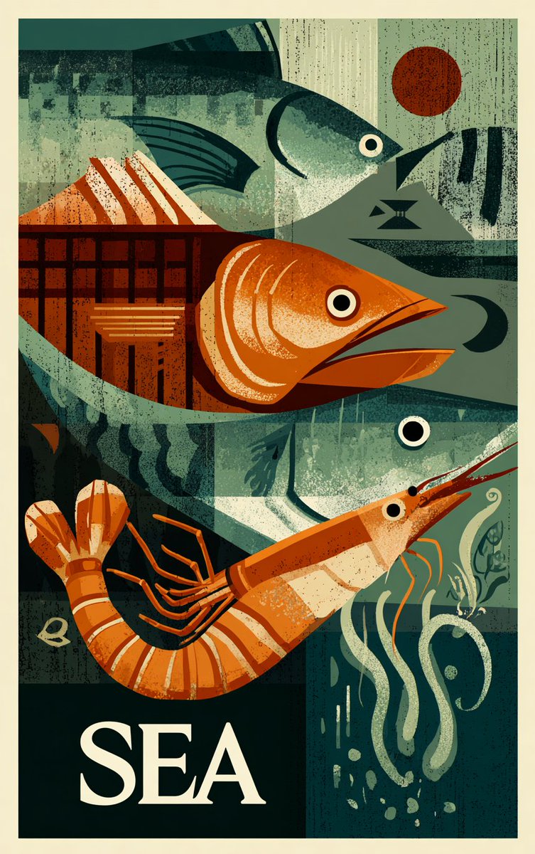 FOulhiou's tweet photo. #Promptshare

a bauhaus style tourism poster featuring [SUBJECT WITH "TITLE"]. Use Green Gray (#9BAEA5), Spiced Tangerine (#F27C18), Deep Pine (#304D49) and Burnt Orange (#C13D0A) --ar 5:8

Have fun, be creative and share with #cp33 so we can all admire your images. https://t.co/OplYcbKgQ1
