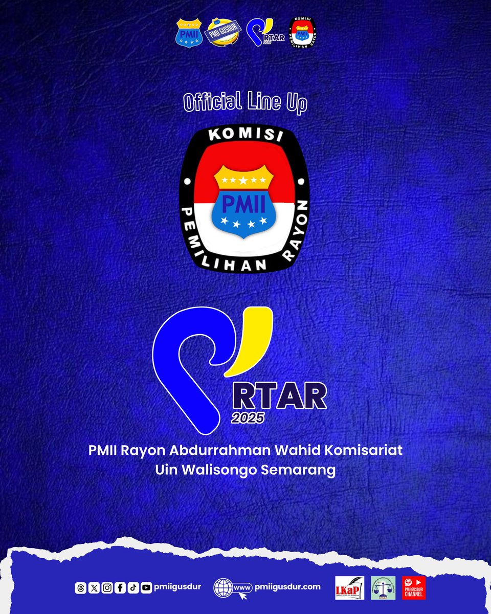 [KOMISI PEMILIHAN RAYON]
Halo Sahabat Sahabati Sudah Siap Menuju RTAR Ke XLlV PMII Rayon Abdurrahman Wahid Komisariat UIN Walisongo Semarang

Ilmu dan Bakti Kuberikan
Adil dan Makmur Kuperjuangkan 
Salam Pergerakan✊💙💛

#pmii #pmiiwalisongo
