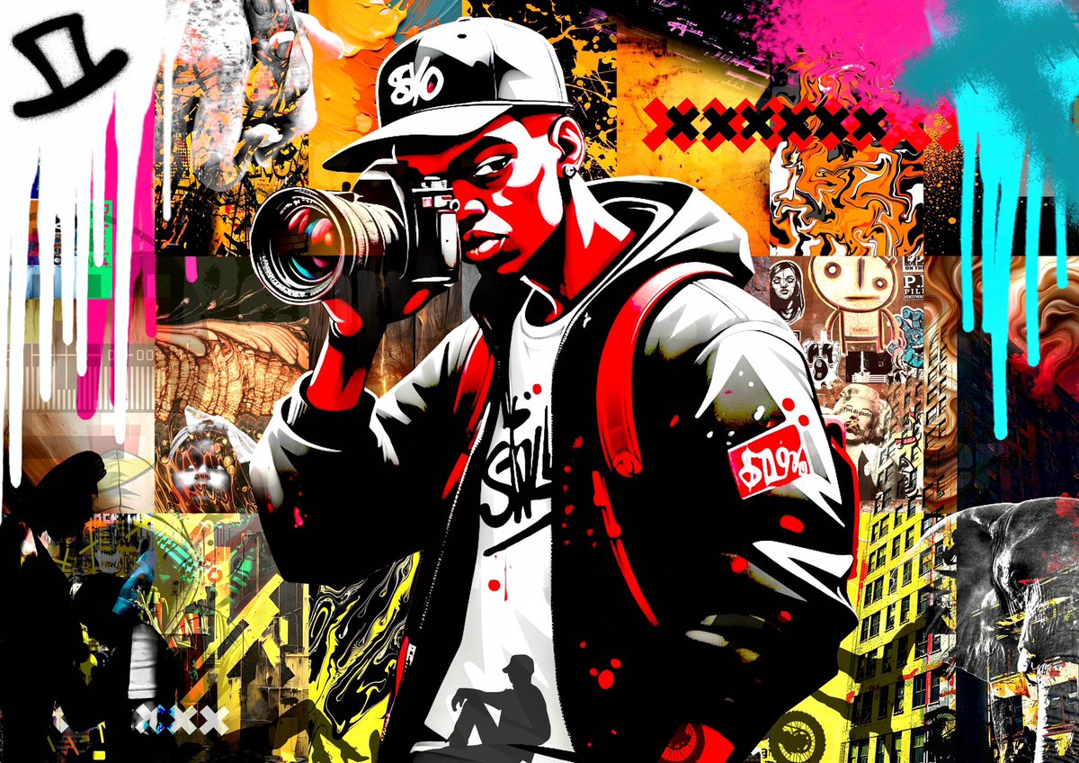 MadCapSA's tweet image. Visual Overdose – 6 digital collages from the MadCap mind.

Too loud. Too much. Just like the world.

Pop chaos. Street soul. Hidden messages if you’re paying attention.

Art that doesn’t ask permission.

MadCap Graphics &amp;amp; Corporate—coming to disrupt both worlds.

#VisualOverdose