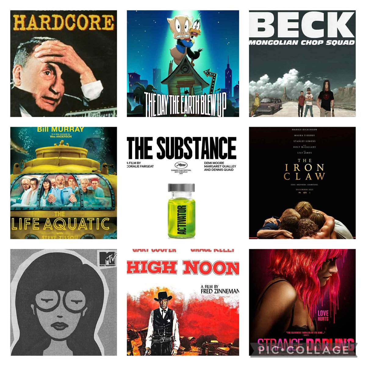 CultMoodyMovie2's tweet image. Mid year review: 
Top 9 First Time Watches of Film/TV of 2025
Hardcore 
The Day the Earth Blew Up: A Looney Tunes Movie 
Beck: Mongolian Chop Squad 
The Life Aquatic with Steve Zissou 
The Substance 
The Iron Claw 
Daria 
High Noon 
Strange Darling 
#movies #filmsof2025 #TV