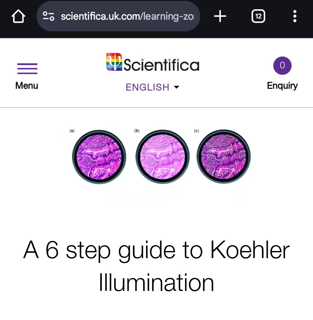 Long time no post, work has been extra demanding lately.

But my Histo people, you know I always got you! 🫶🌚

Here's an article to help you improve your daily Kohler Illumination, so that you can “chakam” those beautifully stained slides of yours!

scientifica.uk.com/learning-zone/…
