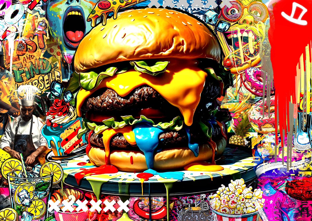 MadCapSA's tweet image. Visual Overdose – 6 digital collages from the MadCap mind.

Too loud. Too much. Just like the world.

Pop chaos. Street soul. Hidden messages if you’re paying attention.

Art that doesn’t ask permission.

MadCap Graphics &amp;amp; Corporate—coming to disrupt both worlds.

#VisualOverdose
