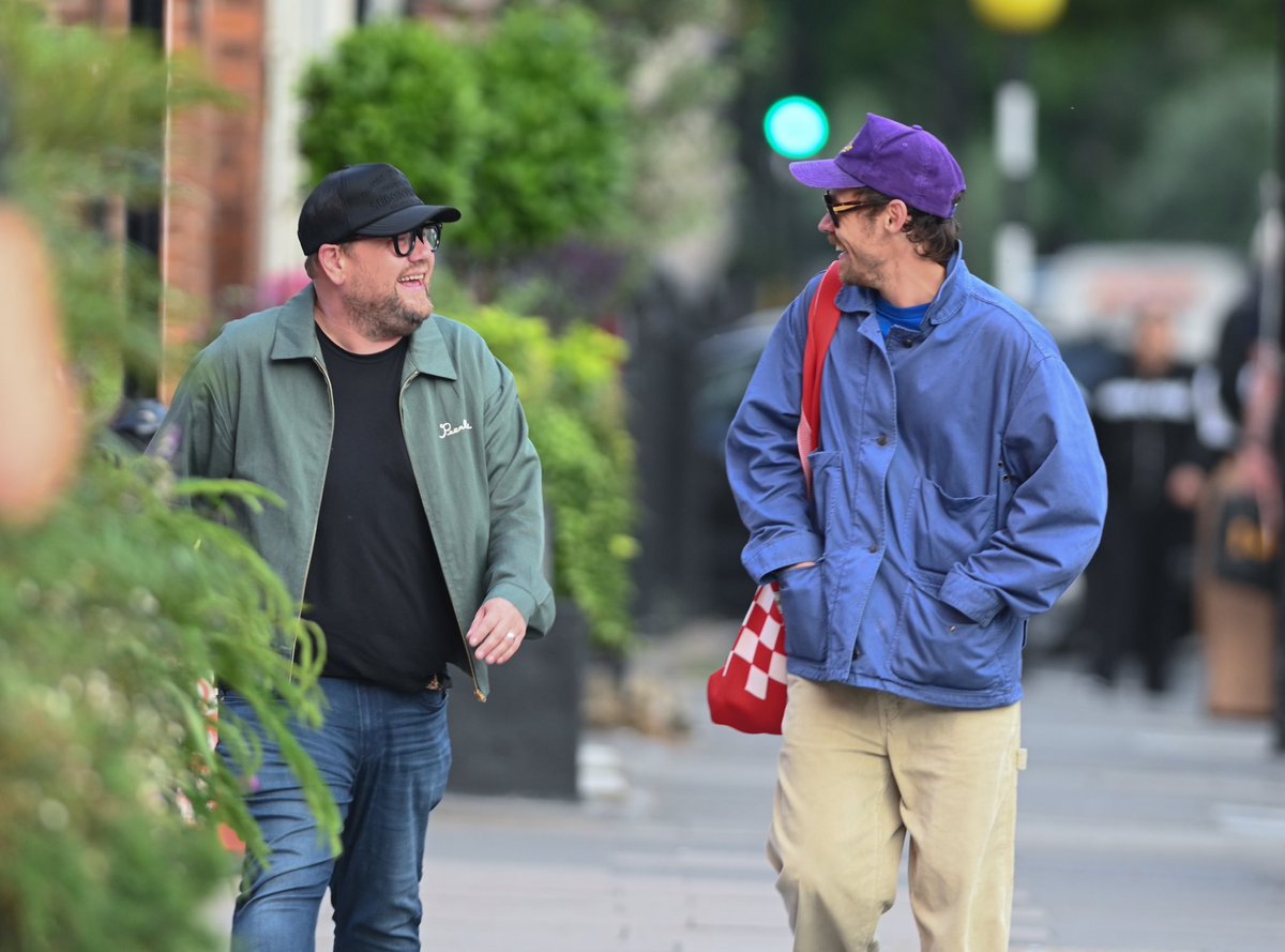 Harry and James out and about in London - June 12