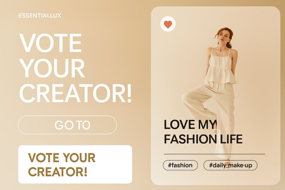 ESSENTIALLUX_'s tweet image. 💄Redefining Beauty in Web3: Welcome to ESSENTIALLUX
ESSENTIALLUX is a Web3-based creator platform focused on fashion and beauty.
Creators who produce fashion content can directly engage with fans and expand their influence.
Through topics like daily makeup, they connect with…