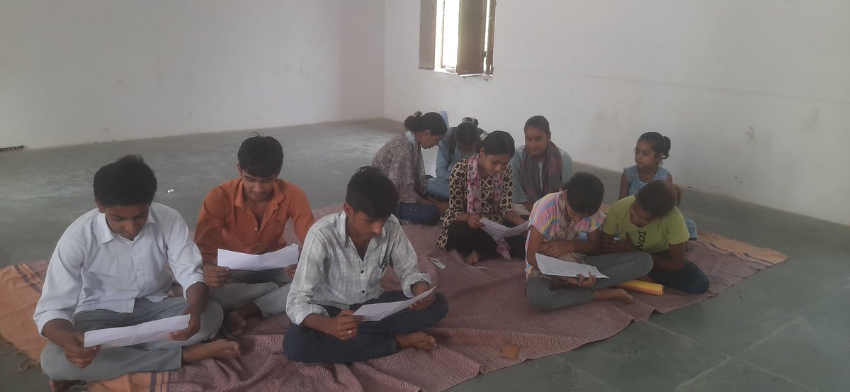 भारतीय भाषा समर कैंप 2025
राजकीय उच्च माध्यमिक विद्यालय आसोलिया की मादड़ी, Exposure  to the target language