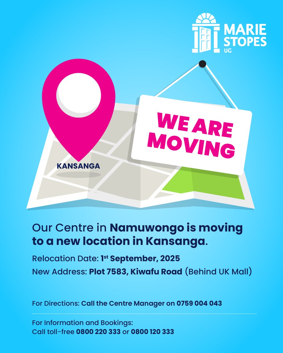 Esteemed Clients!

📍Masaka and Namuwongo Clinics are moving to new Locations For better services.

Your feedback came in handy, and we’re acting on it to improve your experience with more accessible and comfortable spaces.

For information and bookings
Call: 0800 220 333