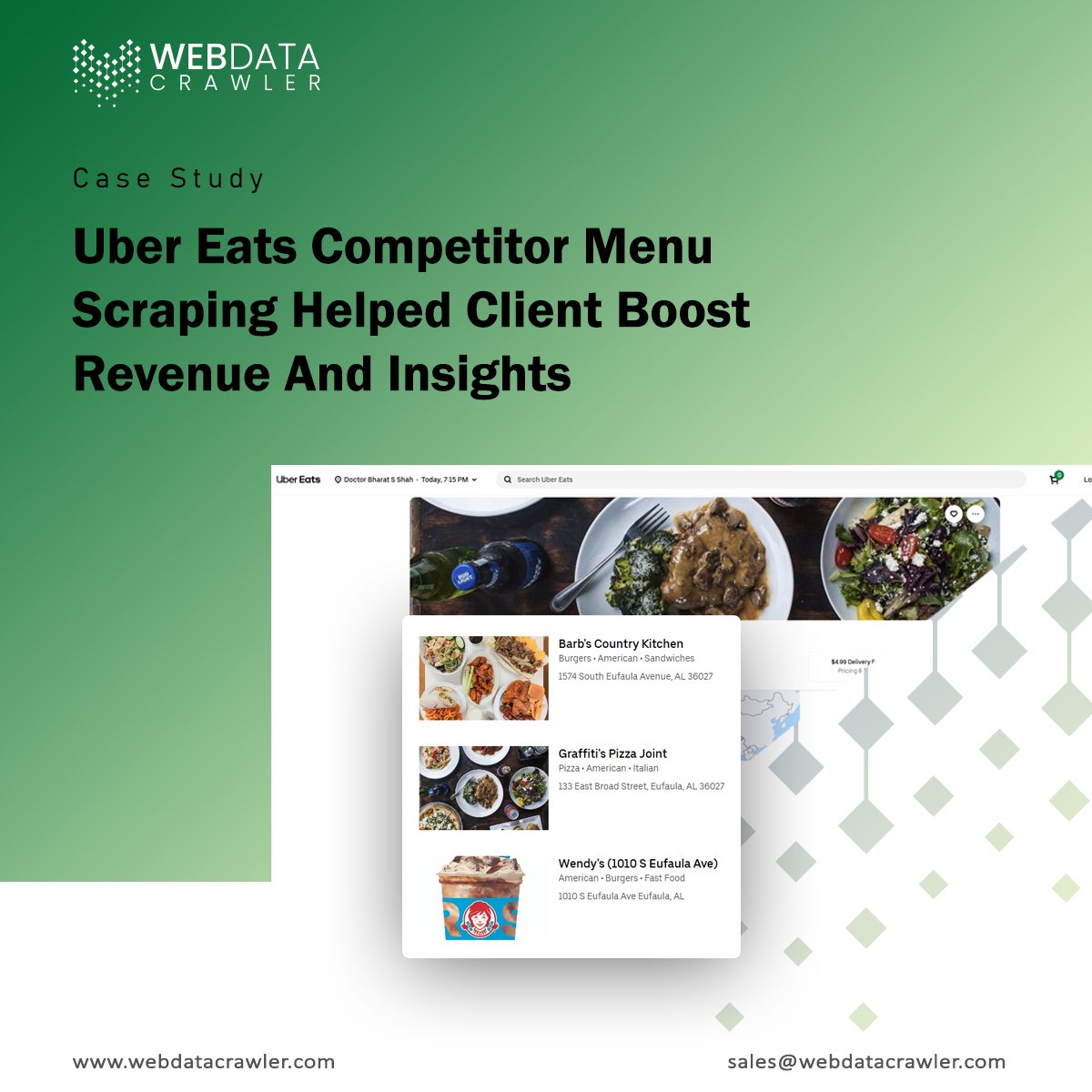 Webdatacrawler's tweet image. Through #UberEatsCompetitorMenuScraping, our client capitalized on #markettrends, #optimizedpricing, and achieved measurable revenue improvements, too.

webdatacrawler.com/uber-eats-comp…

#menuanalytics #competitiveinsights #onlinemenutracking #digitalmenuextraction #restaurantanalytics