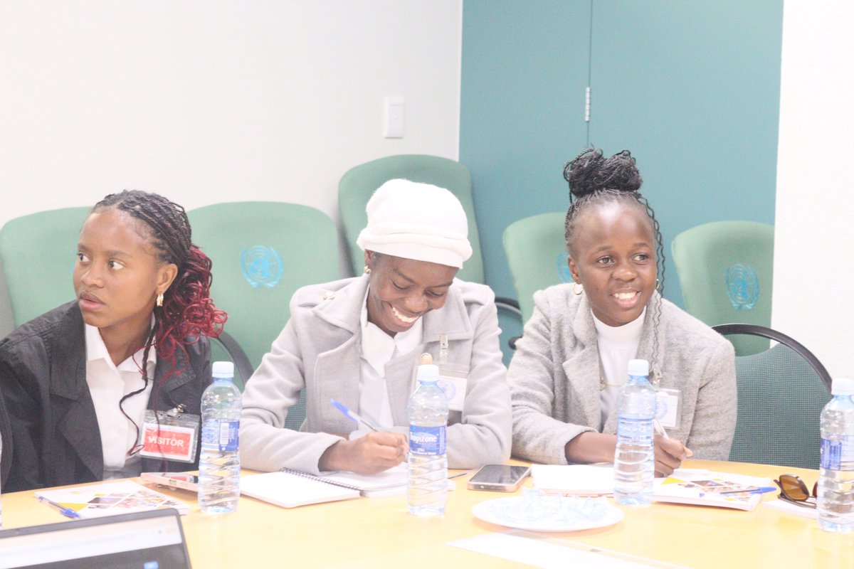 UNFPA_Namibia's tweet photo. 1/ In the lead-up to the International Day of the African Child on 16 June, @UNFPA, @UNESCO & @SRHRAfricatrust co-hosted a virtual General Assembly simulation to reignite momentum around the #ESACommitment on the health and wellbeing of adolescents and young people. #IDAC2025. https://t.co/7uruV1dwhq