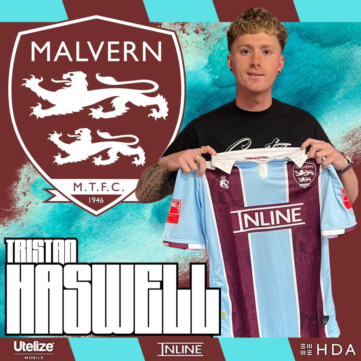 ✍️ NEW SIGNING!!

Malvern Town are delighted to announce the signing of experienced Left Back - Tristan Haswell, who joins from Fairford. 

Welcome to Malvern, Tristan! 

Stay tuned to get to know our newest addition a little better…

Up The Town 🔵🟣