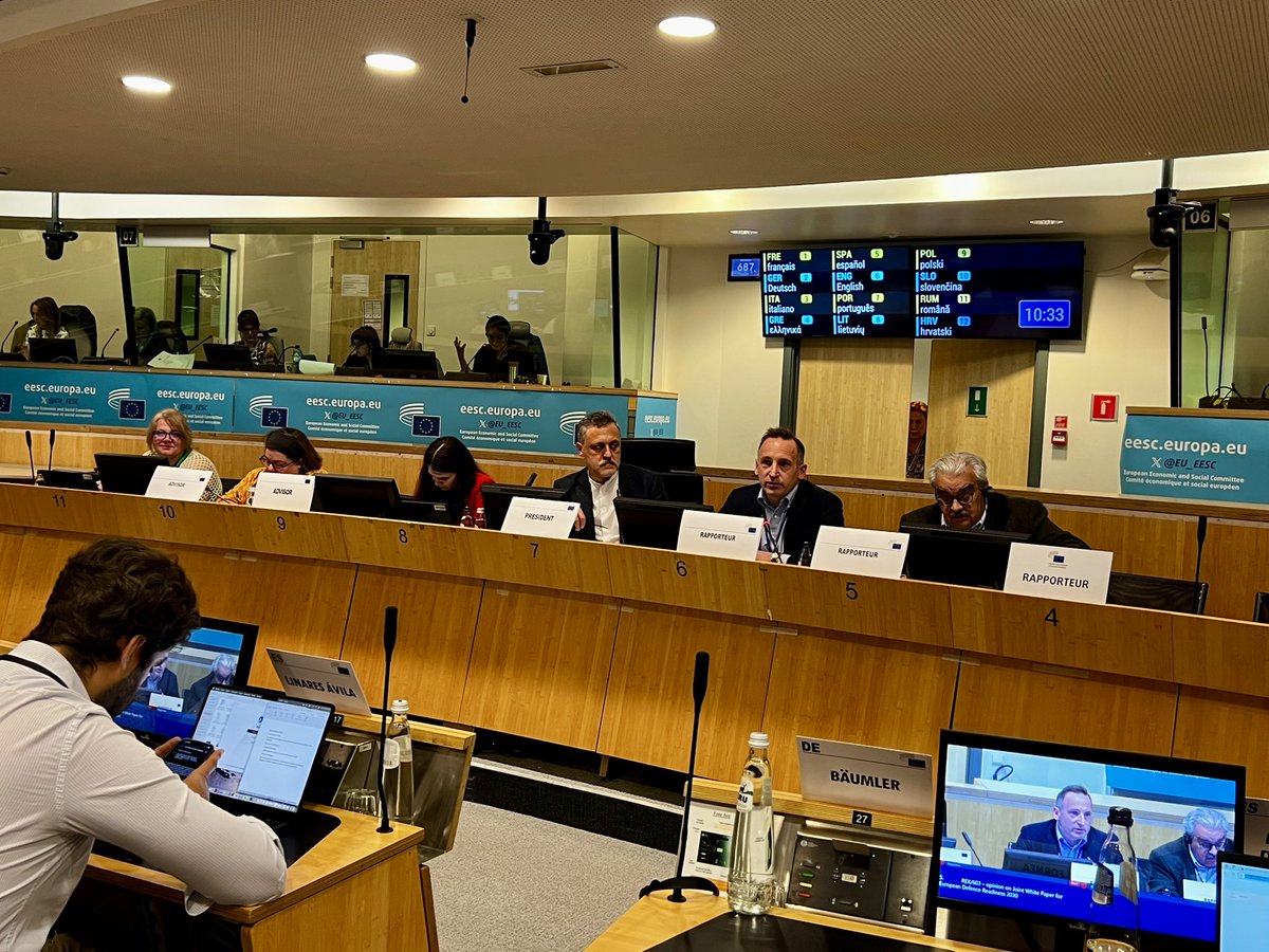 Fornea Dumitru (@forneadumitru) on Twitter photo <a href="/EESC_REX/">EESC External Relations</a>
Meeting on June 12, 2025
A full agenda, with relevant debates on important topics for the EU's international relations from the perspective of organized civil society.
facebook.com/share/p/19bRrR…
#EuropeanUnion 🇪🇺
#ExternalRelations 🌍🌏🌎 <a href="/EESC_REX/">EESC External Relations</a>
Meeting on June 12, 2025
A full agenda, with relevant debates on important topics for the EU's international relations from the perspective of organized civil society.
facebook.com/share/p/19bRrR…
#EuropeanUnion 🇪🇺
#ExternalRelations 🌍🌏🌎