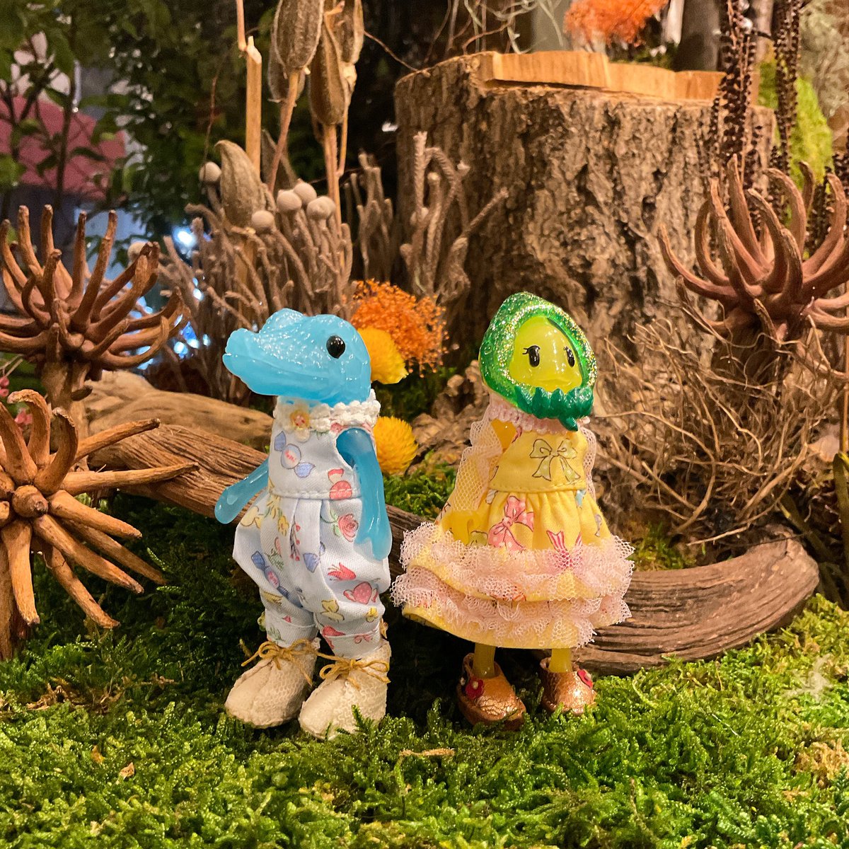 📢作家さんお洋服入荷速報

sewing hause HIGUCHI さん
✧ オールインワン(きのこ人)
✧フリルワンピ マーガレット付

きのこ人サイズのかわいいお洋服が入荷しております♪ワンダショップにて販売中です🌼