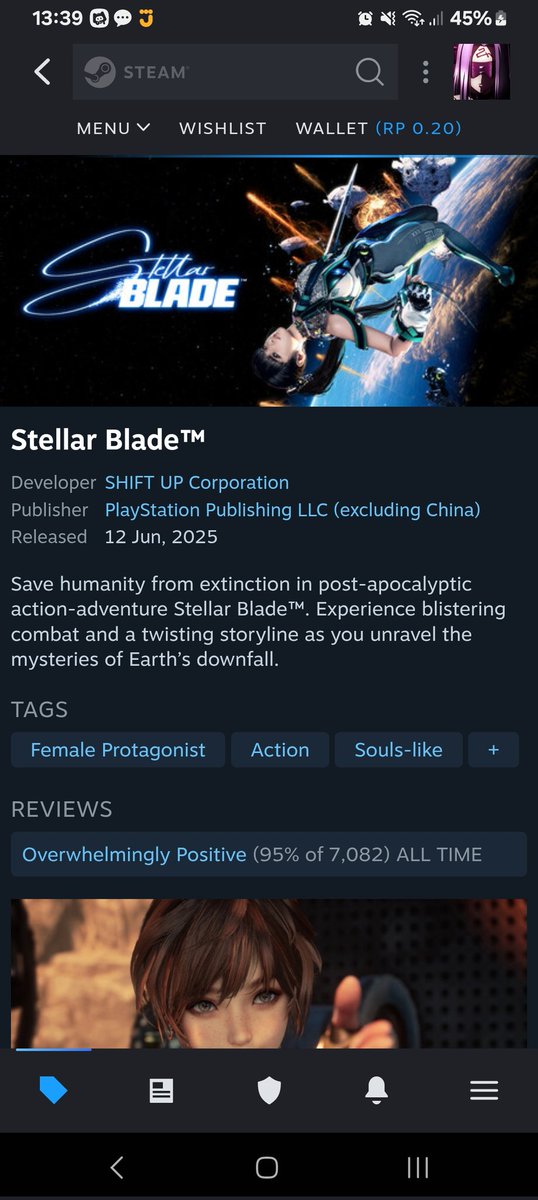 Rider_Medusa's tweet photo. When the WESTARD Gaming Media talk shit &amp; write a lot negative review in their Platform about @StellarBlade 

but the truth is ,Actual Player who play the Game for the 1st time say 
"OVERWHELMINGLY POSITIVE" On their Review 🤣🤣

Yapss eat that shit alone you fokinh Westard https://t.co/t9oq24jq6v