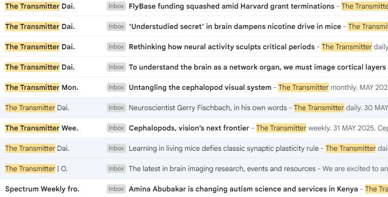 RealAdamHunt's tweet image. Every day I receive an email from 'The Transmitter', sponsored by 'Spectrum' and funded by the Simons Foundation - originally tasked with better understanding autism...
I get that it's cool science but.... this research has never really helped anyone right?