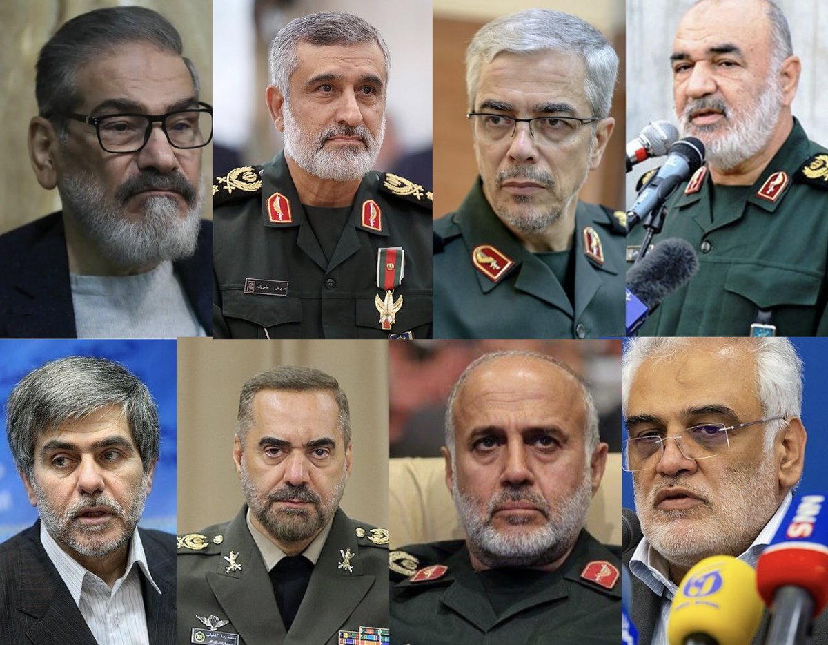 کسانی که کشته شدنشون قطعی شده: شمخانی، حاجی‌زاده، باقری، سلامی، قرائی، علی رشید، طهرانچی، عباسی.