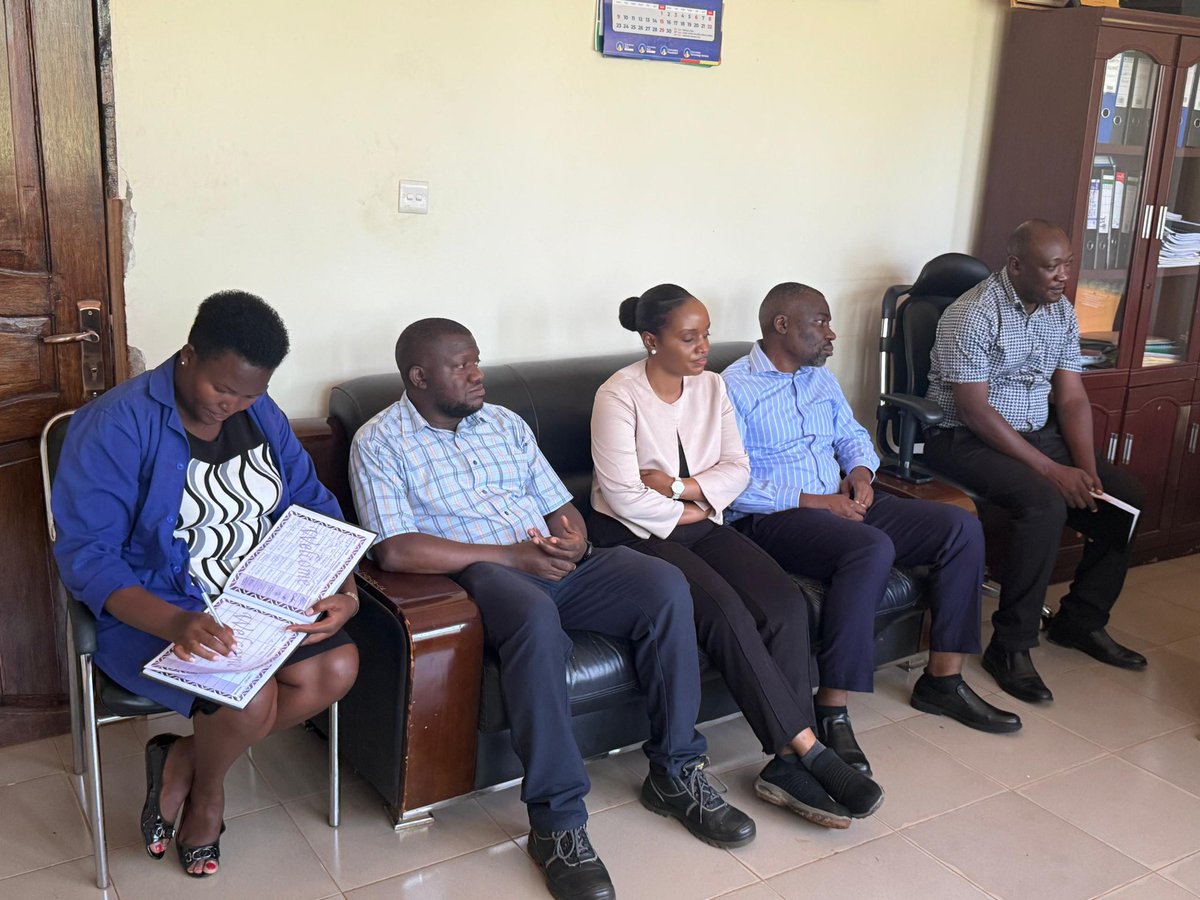 I  paid a courtesy call on the RDC Kaliro, Mr. Kiyuka Micheal Jackson.

The engagement was aimed at sharing information on the ongoing water supply improvement project, reemphasized <a href="/nwscug/">NWSC 🇺🇬</a> commitment to completing the project, to improve Kaliro water supply challenges. <a href="/NWSCMD/">Dr. Silver Mugisha</a>