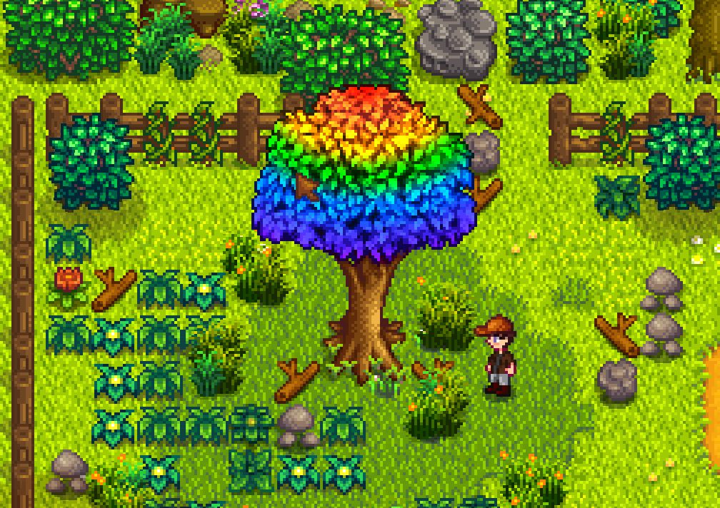 skeetcha_'s tweet image. RGBTree 🌈 #StardewValley