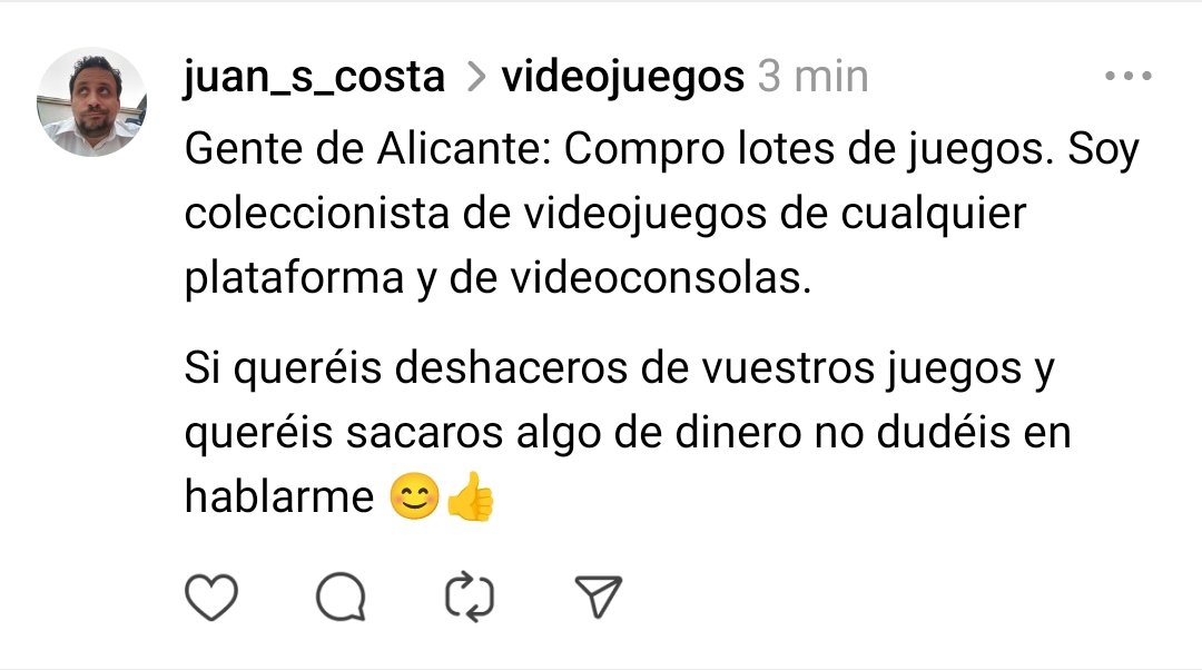 Si eres de Alicante y quieres vender tus juegos....!! Se agradece algún RT 😊