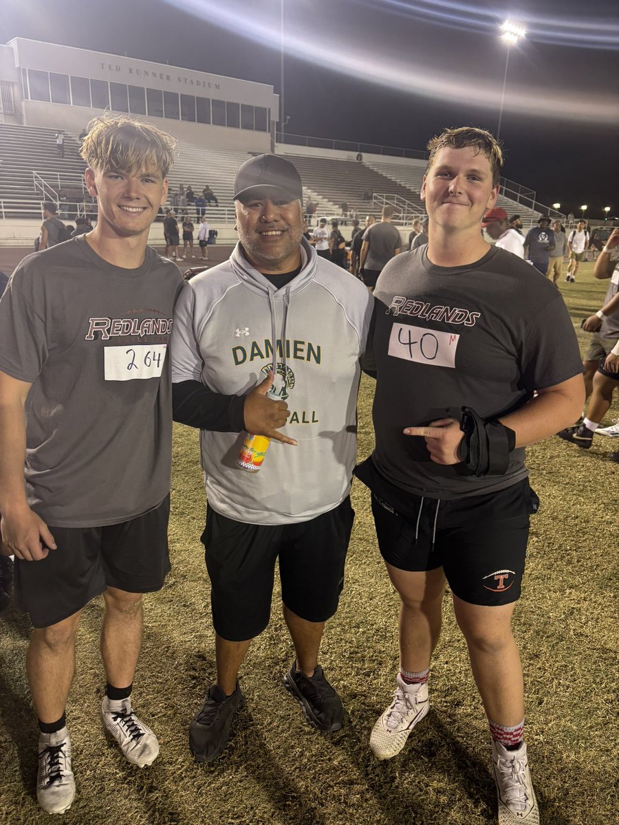 SCJohnson7171's tweet image. “The Guru” Iona and the Uiagaleli brothers at the @TheFront54 have made a huge impact on my game this offseason. It’s a trek to get to La Verne every Saturday morning from San Clemente. But it’s been worth every mile. Had a great Mega camp at Redlands tonight and headed to…