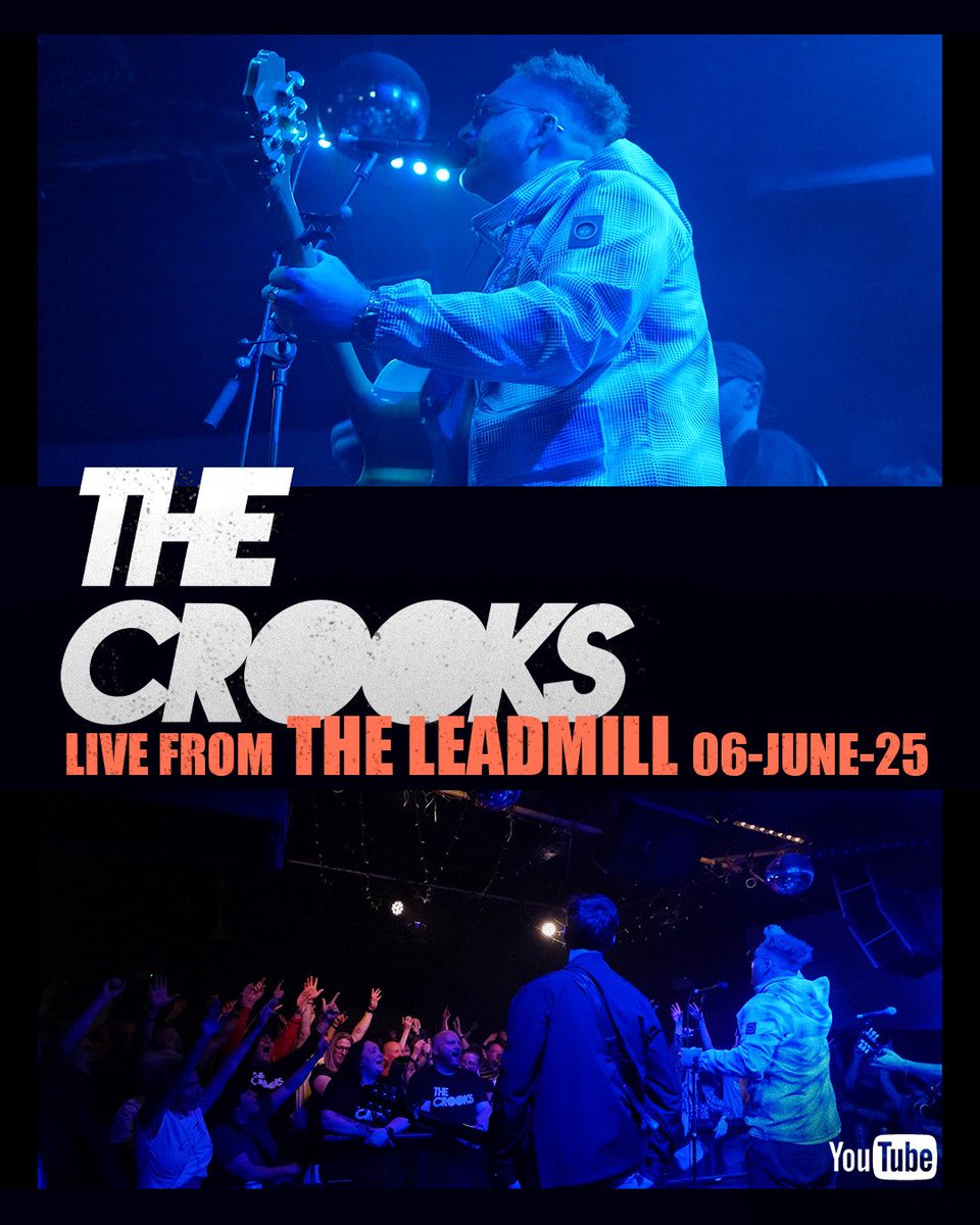The Crooks (@thecrooksuk) on Twitter photo Due to the cancellation of this Saturdays Indie Showcase at KU-Stockton. We’ve decided to upload a raw audio/full length video of our gig at <a href="/Leadmill/">The Leadmill</a>. It was the last ever <a href="/This_Feeling/">This Feeling</a> show at the iconic venue, and man was it special. Head over to our YOUTUBE channel Due to the cancellation of this Saturdays Indie Showcase at KU-Stockton. We’ve decided to upload a raw audio/full length video of our gig at <a href="/Leadmill/">The Leadmill</a>. It was the last ever <a href="/This_Feeling/">This Feeling</a> show at the iconic venue, and man was it special. Head over to our YOUTUBE channel