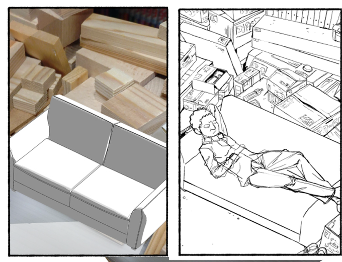 これがこう なかなか良いんじゃない・・・? この方法の良いところは 3Dソフトじゃないので パソコンでの作業が超軽い 落ちない データが飛ばない