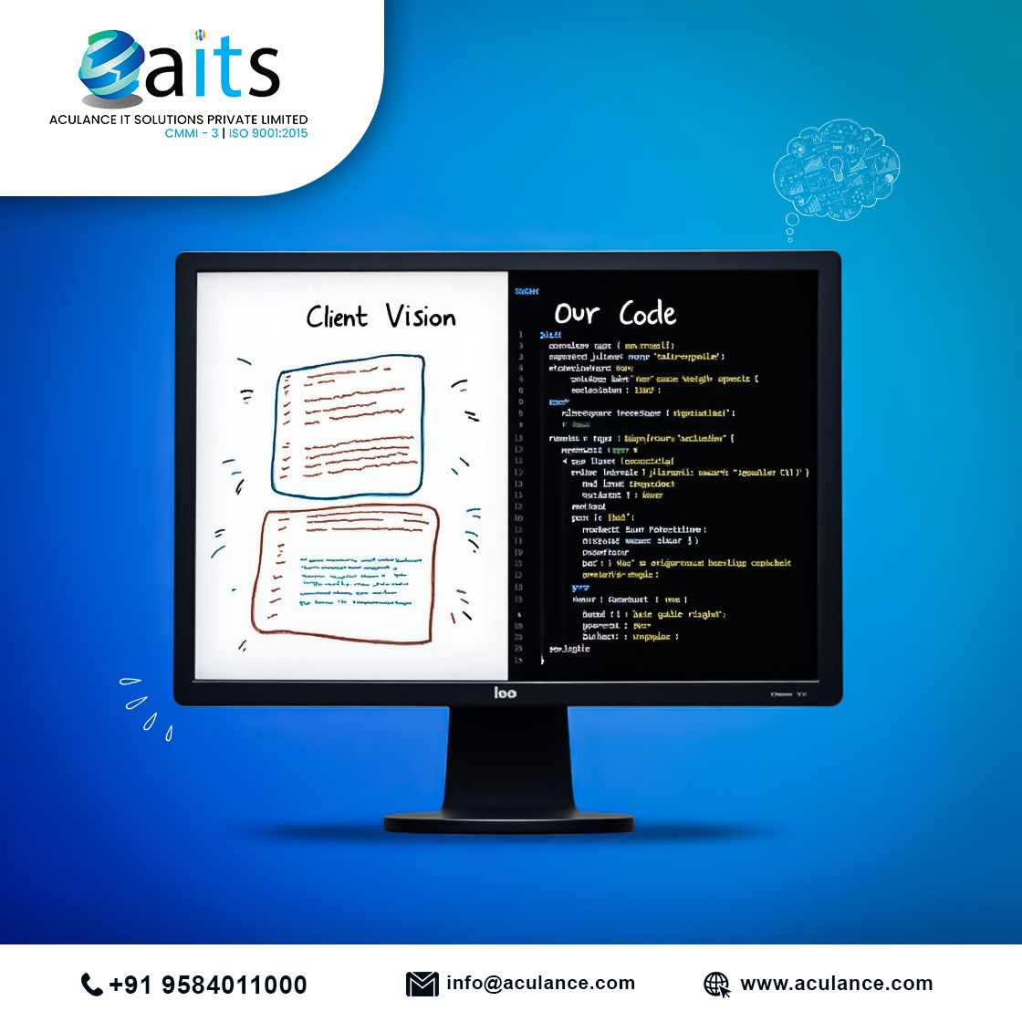 AculanceL's tweet photo. 💡 Have a business idea? We turn it into powerful custom software—from CRMs &amp; CMS to Web Apps &amp; ERPs.

🚀 Scalable. 🔒 Secure. 💻 Built to last.

Let's build your vision into code.

📩 info@aculance.com 

🌐 https://t.co/w8zP7IvdhD https://t.co/wXKwbMMA18