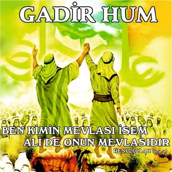 Hak-Muhammed-Ali aşkıyla gönülleri sevgi kaplasın. 
#GadirHum Bayramımız kutlu olsun!