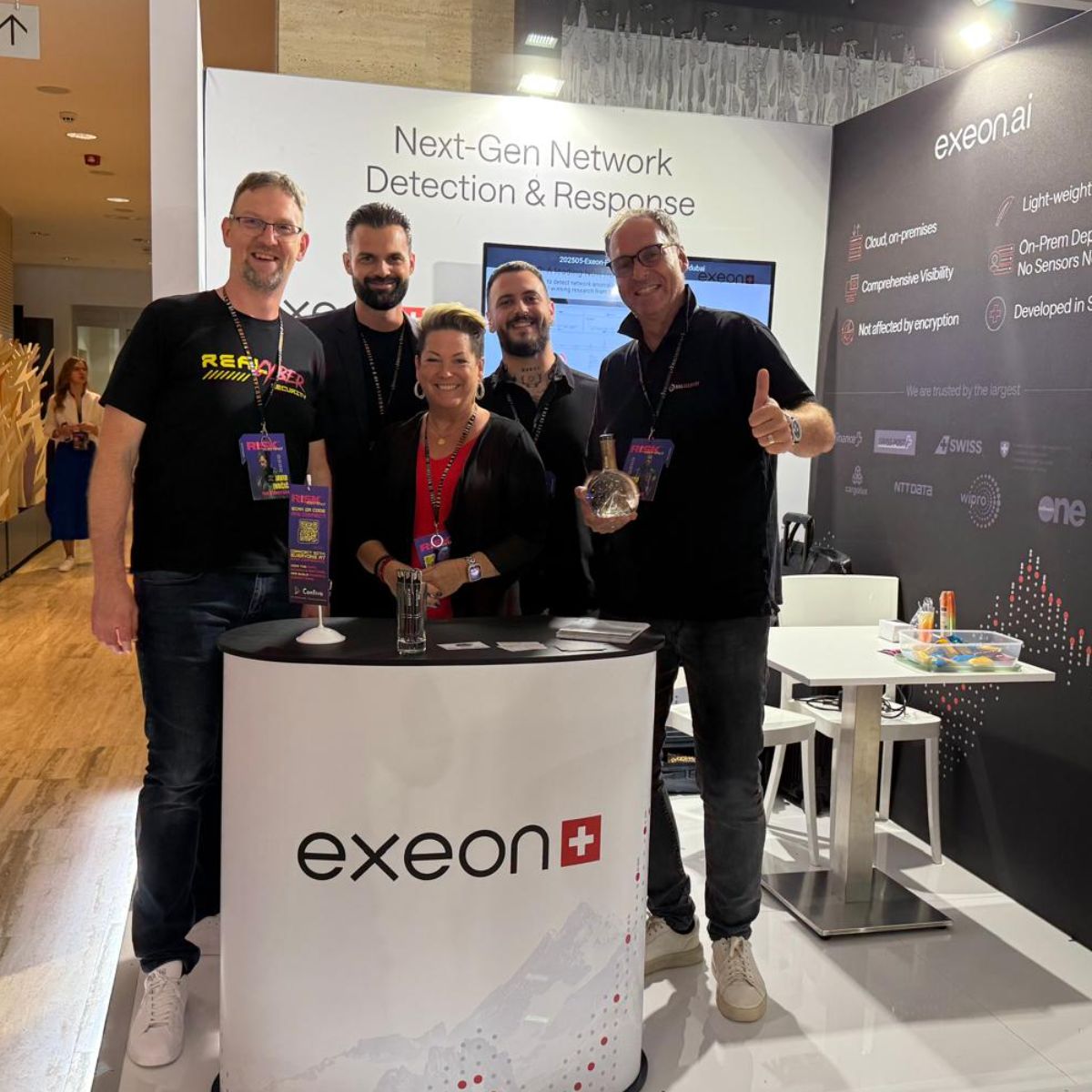 Thrilled to share our experience at #RISKConference2025 in Slovenia! 🛡️Sandra Hilt and Denis Matosevic from #Exeon kicked off the event with a keynote on uncovering hidden threats using #AI. 

What an incredible event!

#CyberSecurity #NDR #NetworkSecurity #SwissMade #ITSecurity