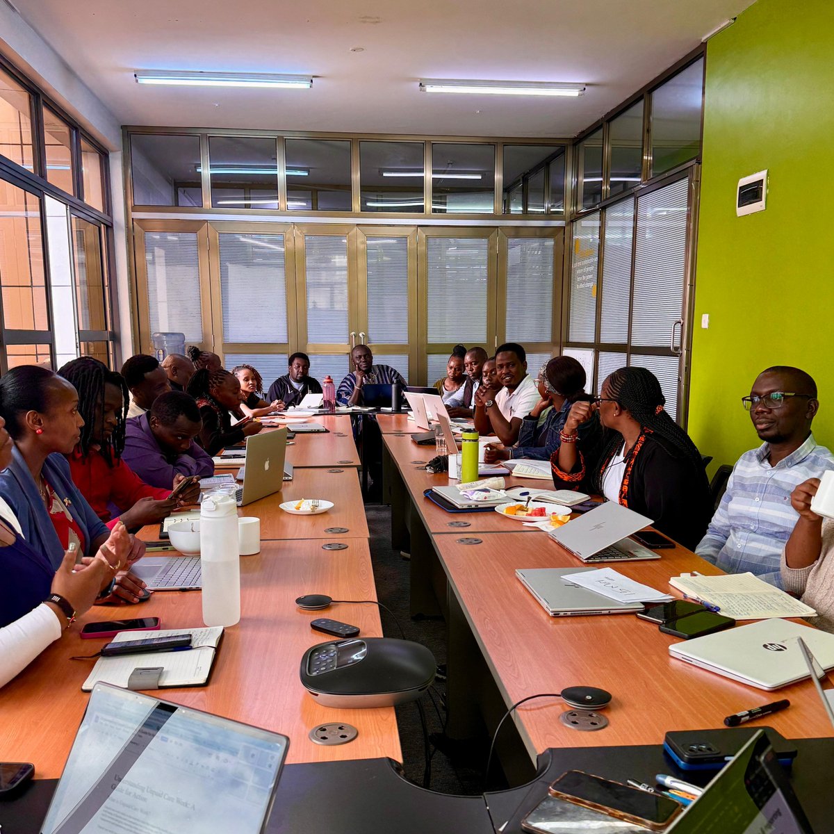 As part of our continuous capacity exchange initiatives, we successfully organized a 1-day partner training and knowledge sharing on environment and climate justice, financial management, monitoring and evaluation, and communication for development.