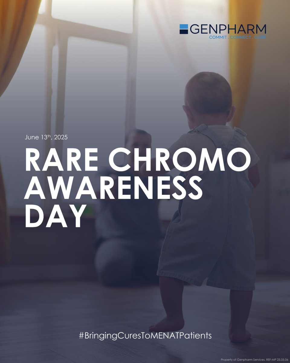 genpharmmena's tweet image. Today is Rare Chromosome Awareness Day.
Let’s shine a light on rare genetic disorders that are often unseen but deeply impactful.
#RareChromosomeDay #GeneticAwareness #Genpharm
