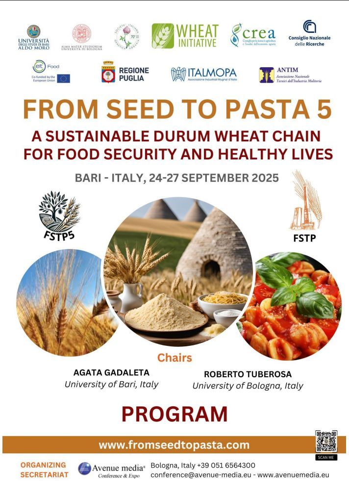 Wheat Initiative (@wheatinitiative) on Twitter photo 🔬 Check out the new FSTP5 program — from breeding to pasta quality! 👉 
fromseedtopasta.com/scientific-pro… 🔬 Check out the new FSTP5 program — from breeding to pasta quality! 👉 
fromseedtopasta.com/scientific-pro…