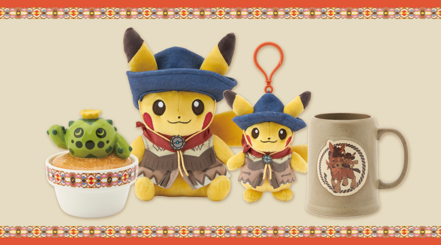 ピカチュウがドロバンコに乗り，砂漠を駆け巡る「Run Run ! Desert」の