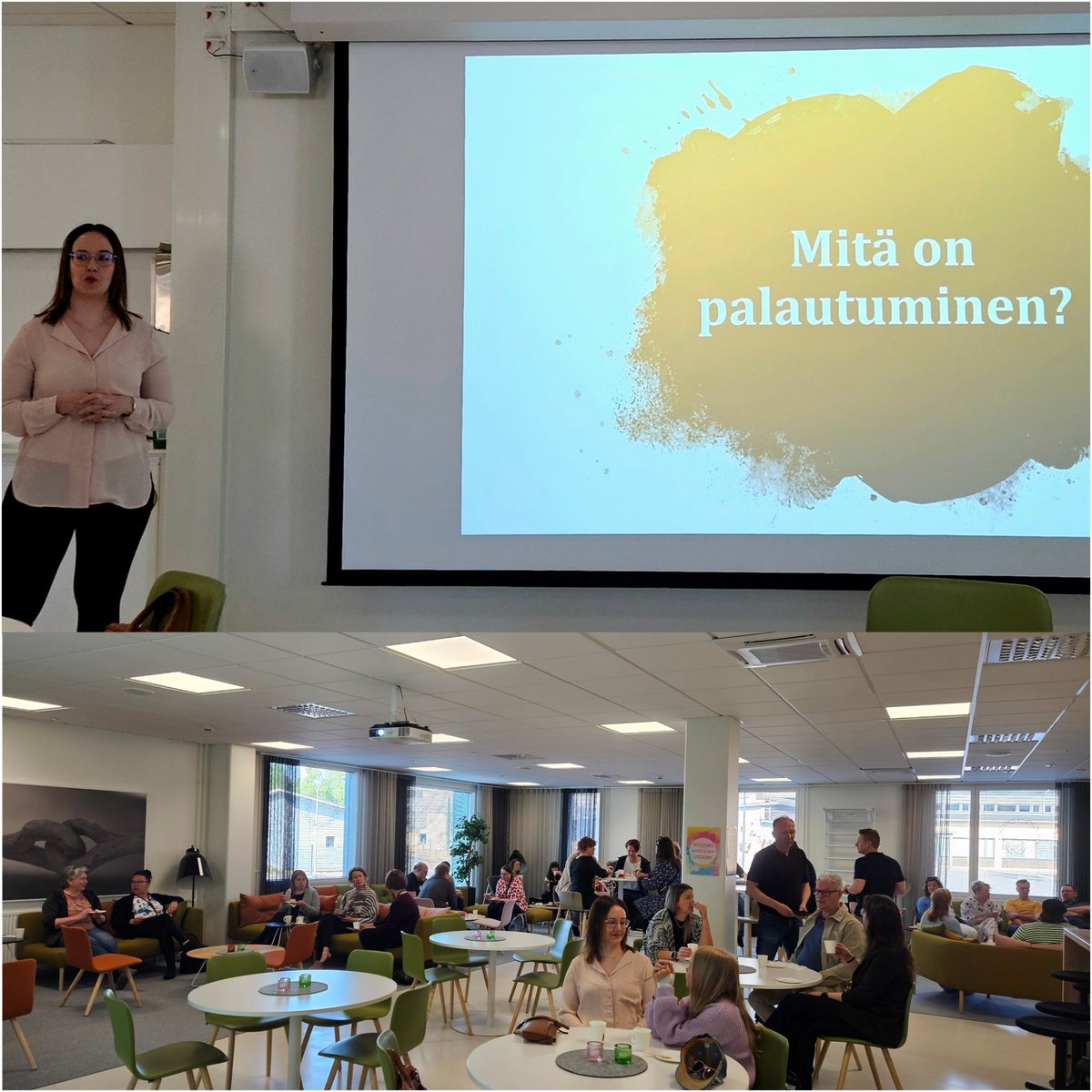 Kevään viimeisessä esihenkilötapaamisessa käytiin läpi ajankohtaisasioita ja pohdittiin kasvatuspsykologi Marisa Rakennuskosken johdolla keinoja ja vinkkejä palautumiseen. Tavoite on, että kaikki ovat lomien jälkeen taas täynnä intoa, tarmoa ja voimaa!  😎 <a href="/KempeleenKunta/">Kempeleen kunta</a>