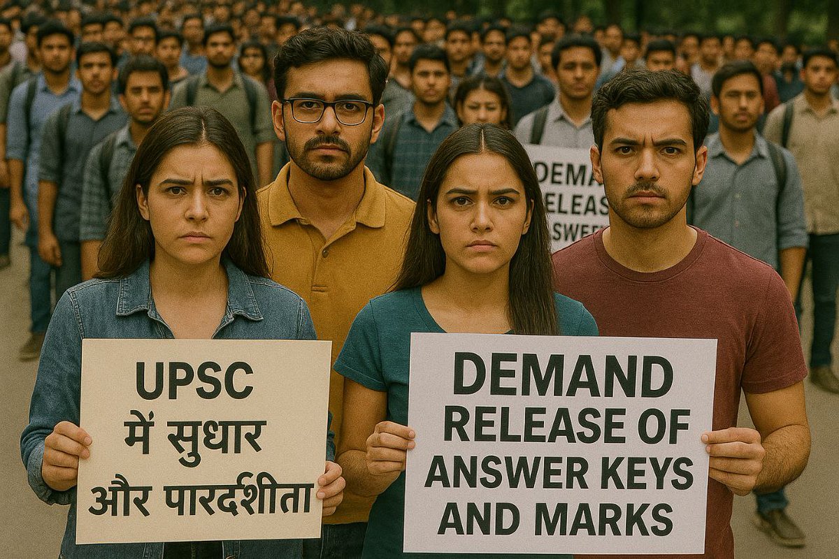 Anmol_vachan1's tweet image. We demand upsc to be more transparent and accountable. Release 2025 prelims answer keys and cutoff now, there is no use of releasing releasing answer keys  after 1 year that too full of mistakes

#upsc #upscreforms #upsctransparency
@DoPTGoI @DrJitendraSingh @drajaykumar_ias