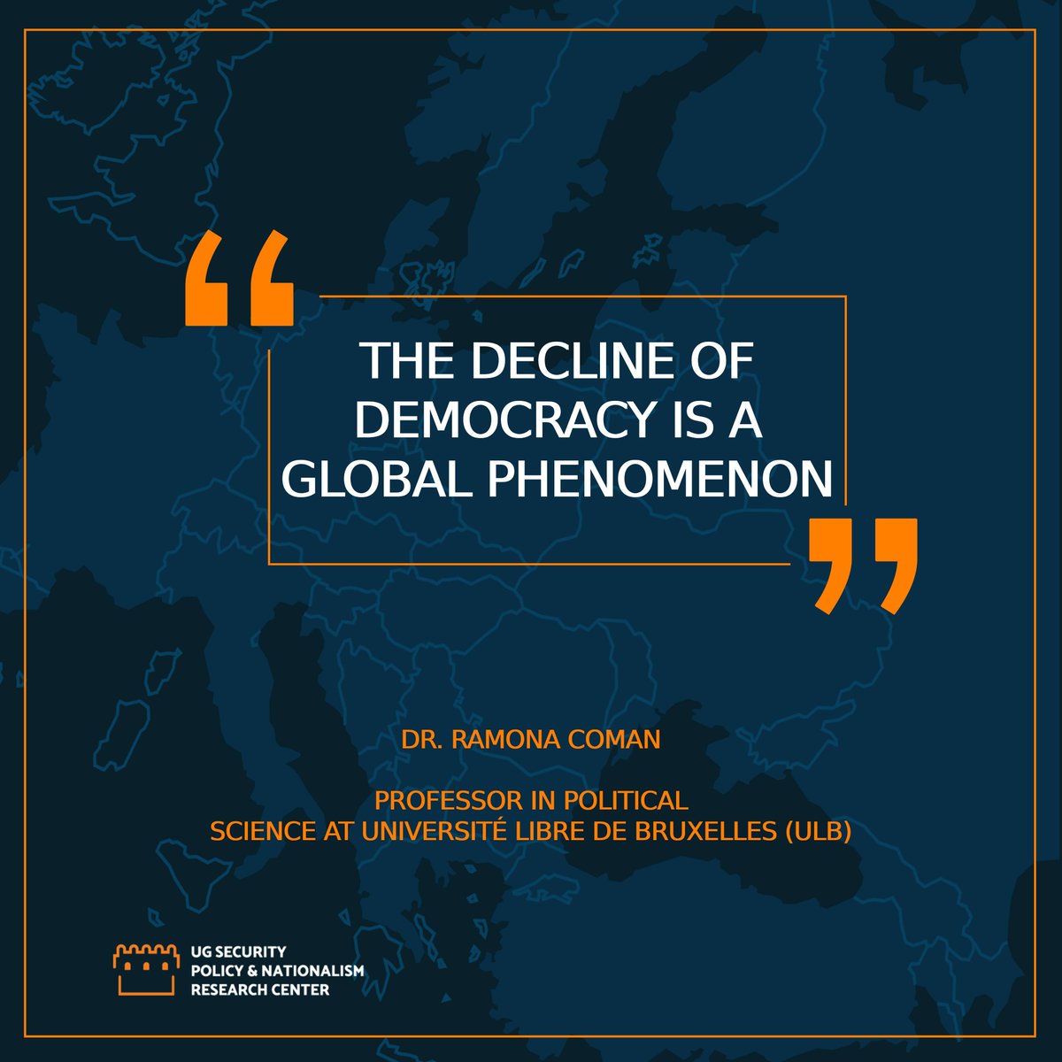📢 "Illiberal democracy is a contradiction without terms - there is no democracy without rights", noted Dr. Ramona Coman at the session while discussing the future of autocracies.